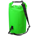 Outdoor Waterproof Single Shoulder Bag Dry Sack PVC Barrel Bag, Capacity: 15L, Capacity: 15L (Black), Capacity: 15L (Dark Blue), Capacity: 15L (Orange), Capacity: 15L (Pink), Capacity: 15L (Green), Capacity: 15L (Sky Blue), Capacity: 15L (Yellow)
