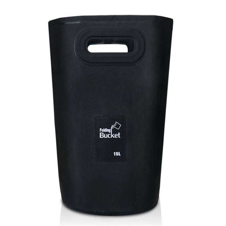 Outdoor Portable Folding Sink PVC Collapsible Bucket, Capacity: 15L, 15L Black, 15L Dark Blue, 15L Orange, 15L Green, 15L Rose Red, 15L Sky Blue, 15L Yellow
