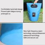 Outdoor Portable Folding Sink PVC Collapsible Bucket, Capacity: 15L, 15L Black, 15L Dark Blue, 15L Orange, 15L Green, 15L Rose Red, 15L Sky Blue, 15L Yellow