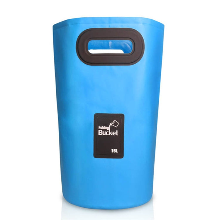 Outdoor Portable Folding Sink PVC Collapsible Bucket, Capacity: 15L, 15L Black, 15L Dark Blue, 15L Orange, 15L Green, 15L Rose Red, 15L Sky Blue, 15L Yellow