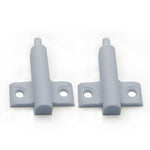 20 PCS Aircraft Shape Back Buffer Cabinet Door Anticollision Damper Shock Absorber, Back Buffer (Grey), Back Buffer (White)