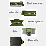GoldGood K4074 Outdoor Multi-function Military Travel Geology Pocket Prismatic American Compass with Luminous Display, K4074