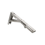 2 PCS 10 inch Billy Wall-mounted Foldable Stainless Steel Spring Storage Shelf for Dining Table, 10 inch