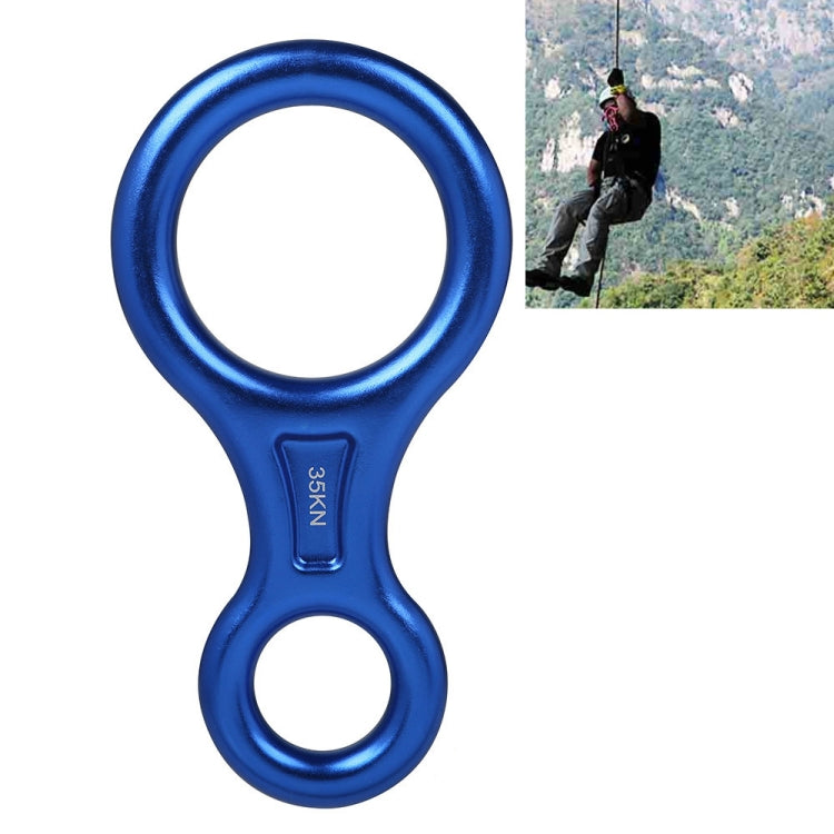 Climbing Rescue Figure 8 Descender Rappelling Gear Belay Device(Black), TP8601P (Black), TP8601P  (Silver), TP8601P  (Red), TP8601P  (Blue), TP8601P  (Gold), TP8601P  (Orange), TP8601P  (Dark Gray)