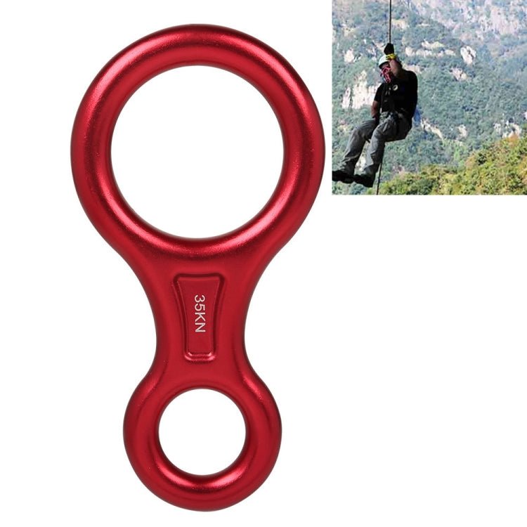 Climbing Rescue Figure 8 Descender Rappelling Gear Belay Device(Black), TP8601P (Black), TP8601P  (Silver), TP8601P  (Red), TP8601P  (Blue), TP8601P  (Gold), TP8601P  (Orange), TP8601P  (Dark Gray)