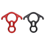XINDA XD8602 Climbing Rescue Figure 8 Descender with Bent-ear Rappelling Gear Belay Device