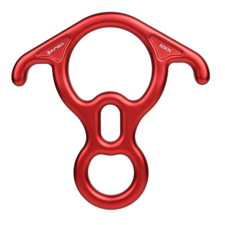 XINDA XD8602 Climbing Rescue Figure 8 Descender with Bent-ear Rappelling Gear Belay Device