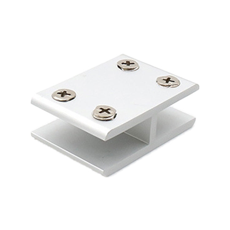 Aluminum Alloy Glass Combination Clamp Cabinet Partition Fixing Clip, 180 degrees Cliped 8-10mm, 180 degrees Cliped 8-10mm