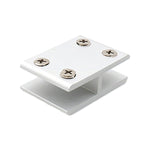 Aluminum Alloy Glass Combination Clamp Cabinet Partition Fixing Clip, 180 degrees Cliped 10-12mm, 180 degrees Cliped 10-12mm