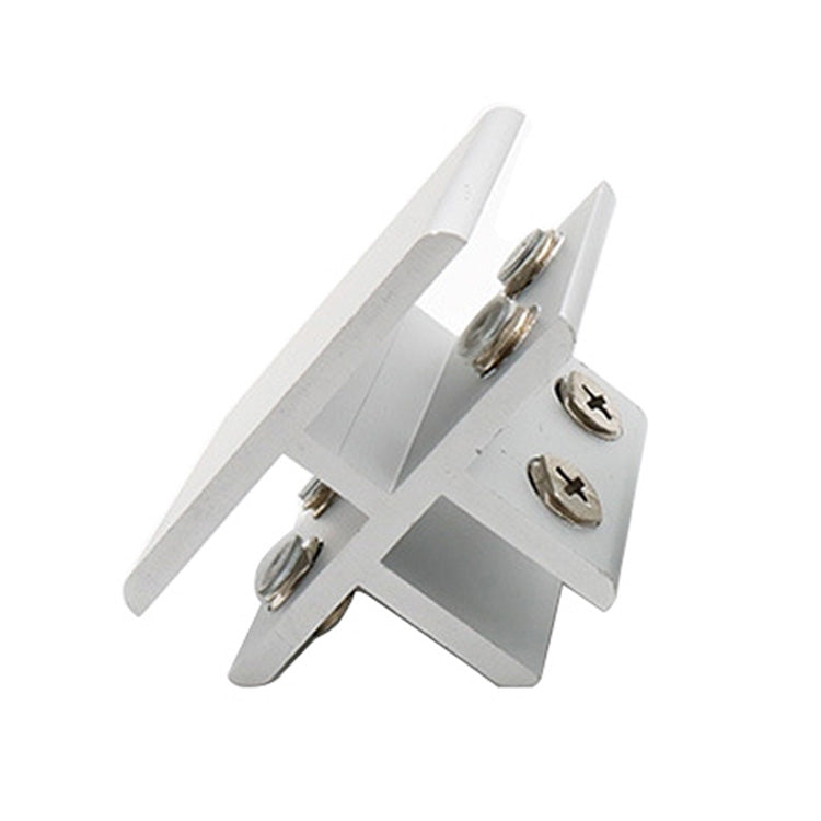 Aluminum Alloy Glass Combination Clamp Cabinet Partition Fixing Clip, T-type Cliped 8-10mm, T-type Cliped 8-10mm
