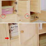 50 PCS Plastic Strong Magnetic Cupboard Door Suction Wardrobe Bookcase Home Accessories, Size: S, S