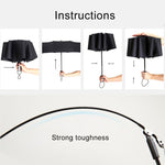 Automatic Lightweight Portable Three Folding Waterproof Anti-UV Umbrella