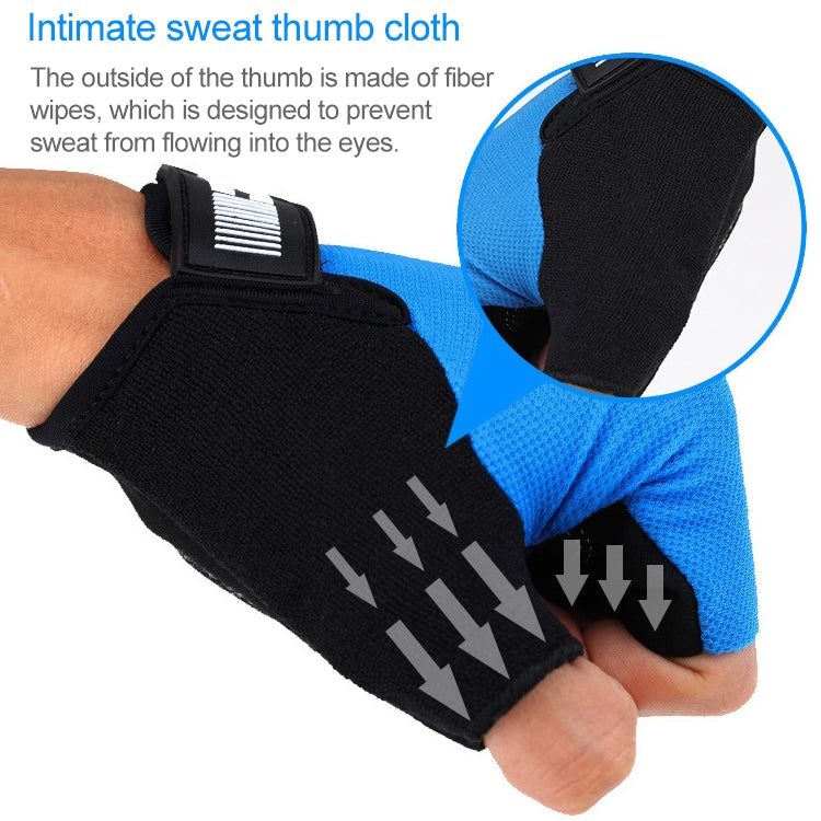 BaseCamp BC-204 Bicycle Half Finger Gloves Lycra Fabric Cycling Gloves, Size: M, Size: M