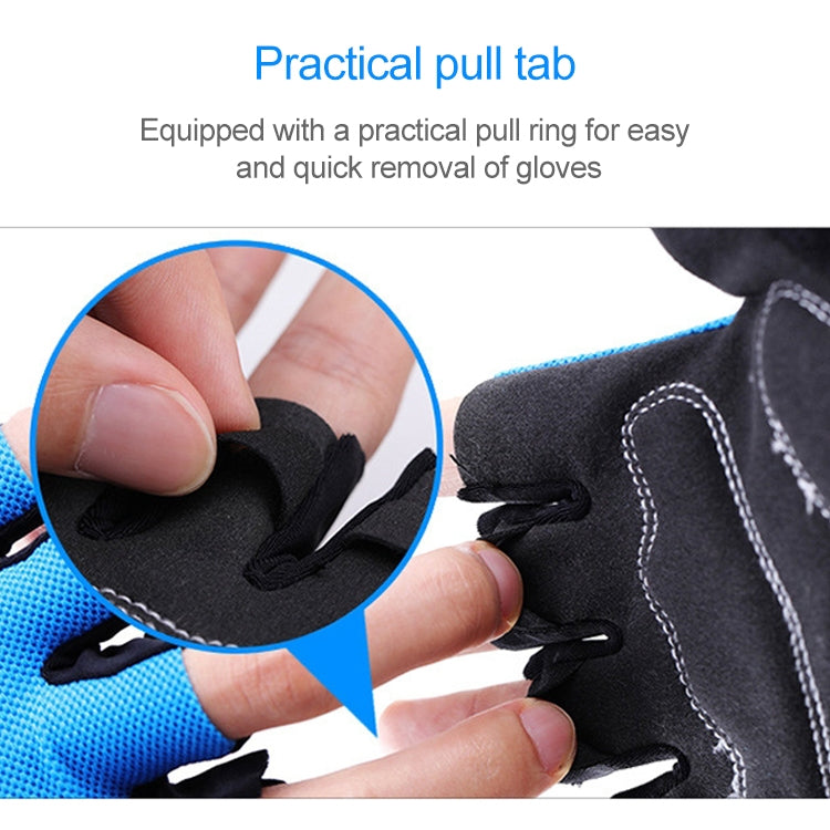 BaseCamp BC-204 Bicycle Half Finger Gloves Lycra Fabric Cycling Gloves, Size: L, Size: L