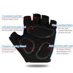 BaseCamp BC-204 Bicycle Half Finger Gloves Lycra Fabric Cycling Gloves, Size: XL, Size: XL