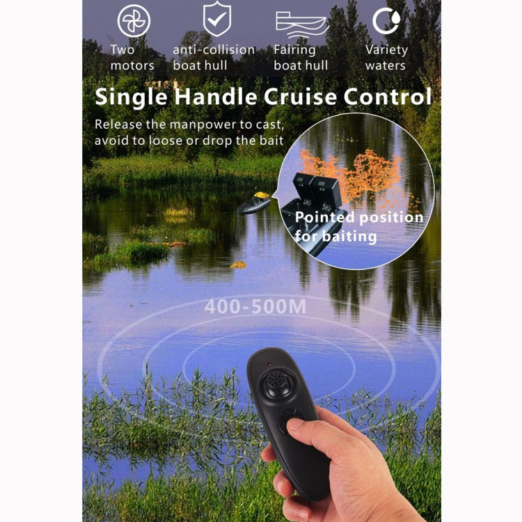D13C Multi-function Double Warehouse Remote Control Nesting Ship Fishing Bait Boat, D13C