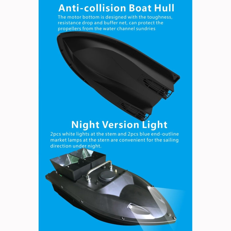D13C Multi-function Double Warehouse Remote Control Nesting Ship Fishing Bait Boat, D13C