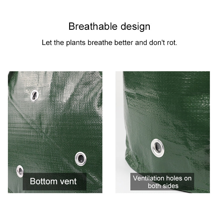 10 Gallons Potato Planting PE Bags Vegetable Planting Grow Bags Farm Garden Supplies, Size: 35cm x 50cm, 35cm x 50cm