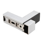 3-24mm F Type Brushed Zinc Alloy Fixed Clip Glass Wood Layer Board Bracket, 3-24mm Brushed