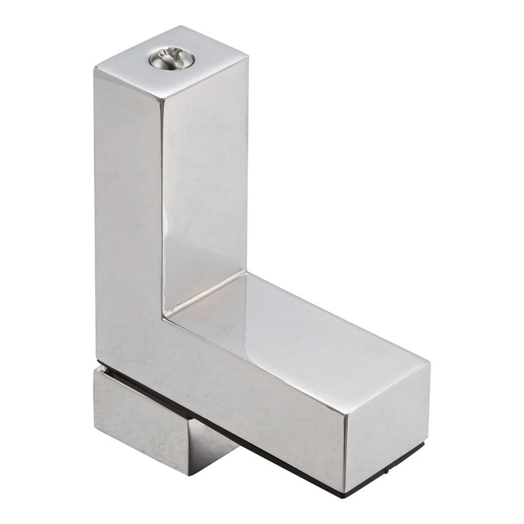 3-24mm F Type Glossy Polished  Zinc Alloy Fixed Clip Glass Wood Layer Board Bracket, 3-24mm Glossy