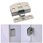 Open Hole Free Brushed Surface Glass Hinge, Size: L, 8-10mm, L
