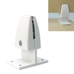 T Shape Aluminum Alloy Office Desktop Screen Fixing Clip Partition Clip (White), T Shape (White)