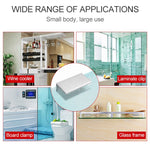 10 PCS Single Hole Aluminum Alloy Glass Fixing Clip, S, 18mm, S, 18mm