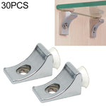 30 PCS Large Right Angle Thickened Zinc Alloy Bright Layer Sucker Plate Bracket, Weight: 12.2g, Large Right Angle