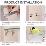 30 PCS Large Right Angle Thickened Zinc Alloy Bright Layer Sucker Plate Bracket, Weight: 12.2g, Large Right Angle