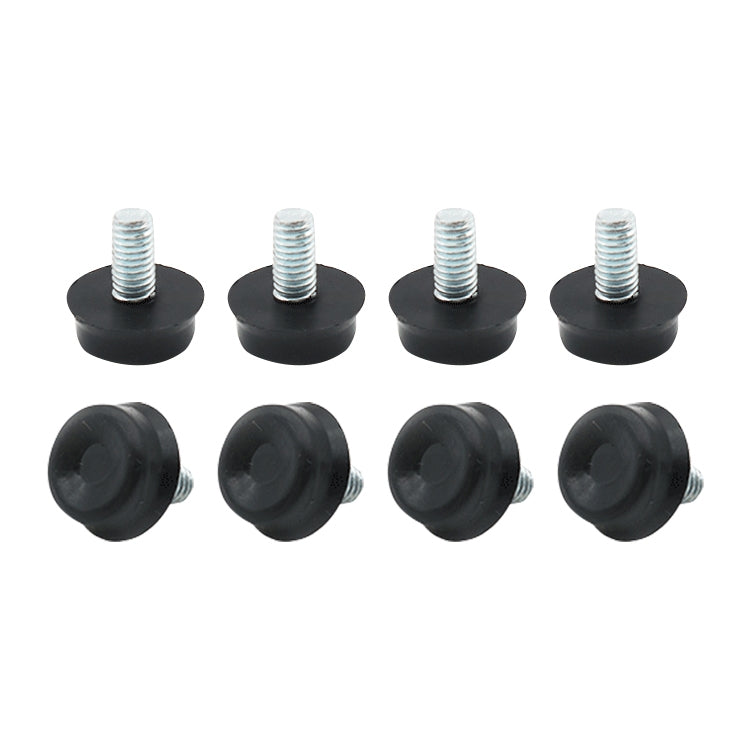 100 PCS Adjustable Foot Pad Furniture Screw Support Stub, M6x12, M6x12