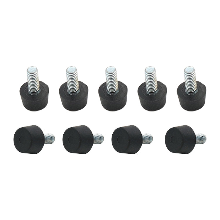 100 PCS Adjustable Foot Pad Furniture Screw Support Stub, M6x15, M6x15