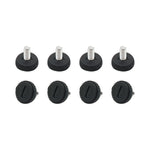 100 PCS Adjustable Foot Pad Furniture Screw Support Stub, M6x14, M6x14