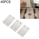 40 PCS Stainless Steel Connection Code Straight Connecting Piece, Number: 12, 12