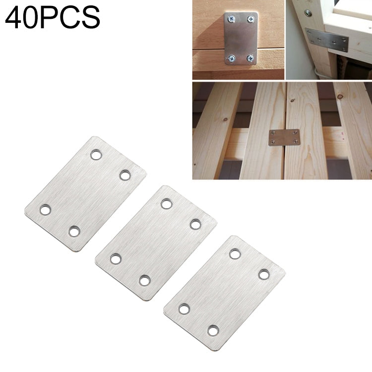 40 PCS Stainless Steel Connection Code Straight Connecting Piece, Number: 12, 12