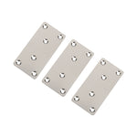 10 PCS Stainless Steel Connection Code Straight Connecting Piece, Number: 13, 13