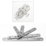 10 PCS Stainless Steel Connection Code Straight Connecting Piece, Number: 18, 18