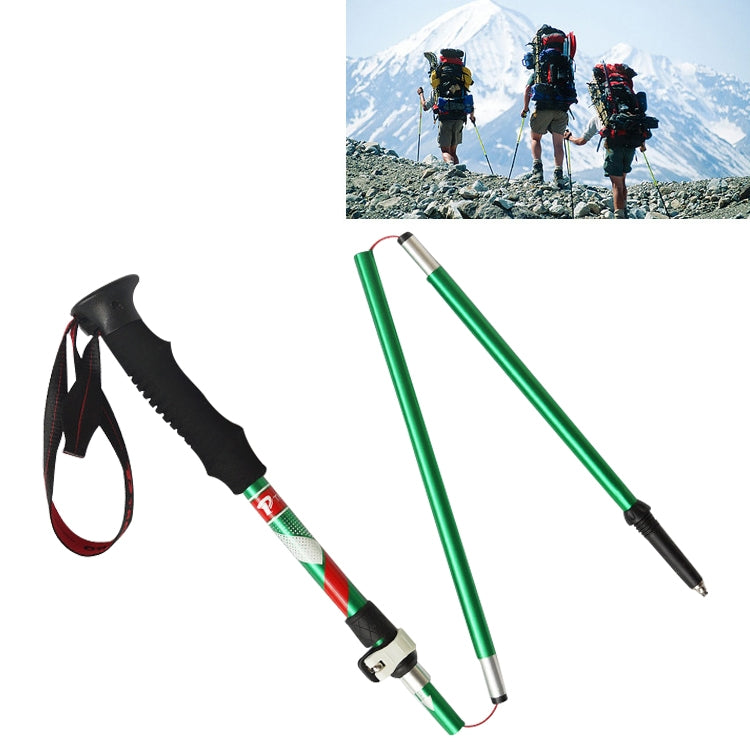 5 Node Portable Foldable Aluminium Alloy Alpenstocks Trekking Poles, Folding Length : 35CM, Folding Length : 35CM (Red), Folding Length : 35CM (Black), Folding Length : 35CM (Green), Folding Length : 35CM (Blue)