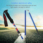 5 Node Portable Foldable Aluminium Alloy Alpenstocks Trekking Poles, Folding Length : 35CM, Folding Length : 35CM (Red), Folding Length : 35CM (Black), Folding Length : 35CM (Green), Folding Length : 35CM (Blue)