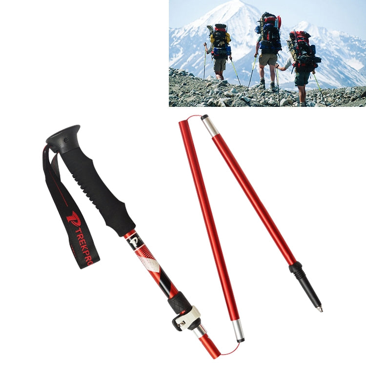 5 Node Portable Foldable Aluminium Alloy Alpenstocks Trekking Poles, Folding Length : 35CM, Folding Length : 35CM (Red), Folding Length : 35CM (Black), Folding Length : 35CM (Green), Folding Length : 35CM (Blue)