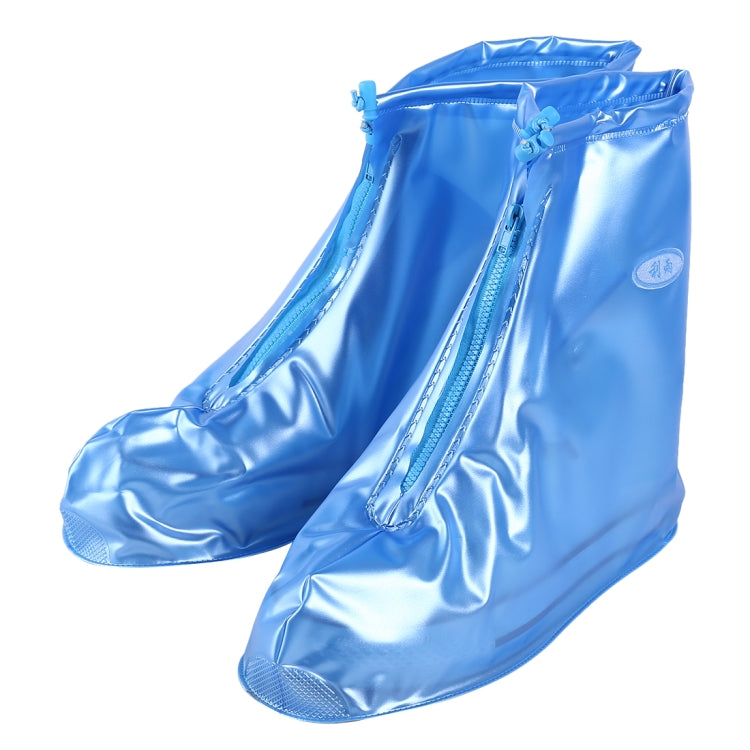 Fashion PVC Non-slip Waterproof Thick-soled Shoe Cover Size: S, Size: S