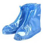 Fashion PVC Non-slip Waterproof Thick-soled Shoe Cover Size: S, Size: S