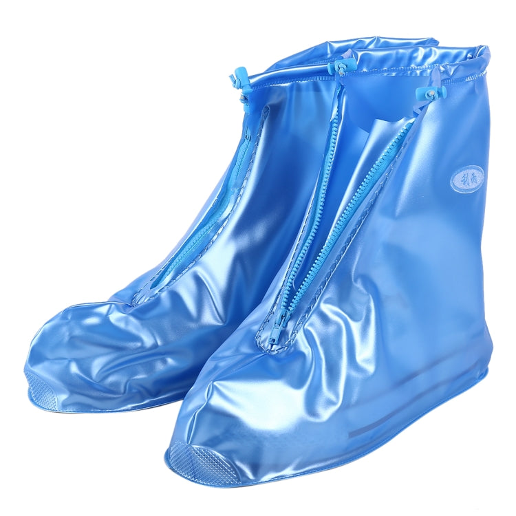 Fashion PVC Non-slip Waterproof Thick-soled Shoe Cover Size: S, Size: S