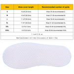 Fashion PVC Non-slip Waterproof Thick-soled Shoe Cover Size: S, Size: S