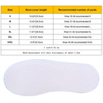 Fashion PVC Non-slip Waterproof Thick-soled Shoe Covers Size: XXL, Size: XXL, XXL