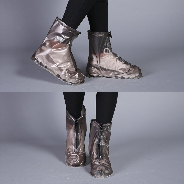Fashion PVC Non-slip Waterproof Thick-soled Shoe Cover Size: XXXL, XXXL, Size: XXXL