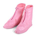 Fashion Children PVC Non-slip Waterproof Thick-soled Shoe Cover Size: M, Size: M