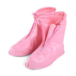 Fashion Children PVC Non-slip Waterproof Thick-soled Shoe Cover Size: M, Size: M