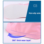 Fashion Children PVC Non-slip Waterproof Thick-soled Shoe Cover Size: M, Size: M