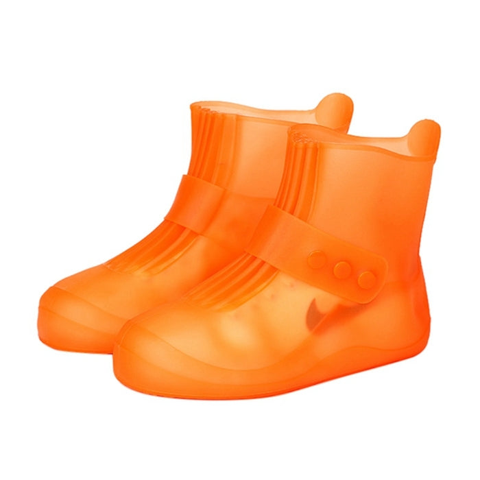 Fashion Integrated PVC Waterproof  Non-slip Shoe Cover with Thickened Soles Size: 30-31, Size: 30-31