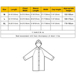 Fashion Adult Lightweight EVA Transparent Frosted Raincoat Big Hat With Pocket Size: M, Size: M